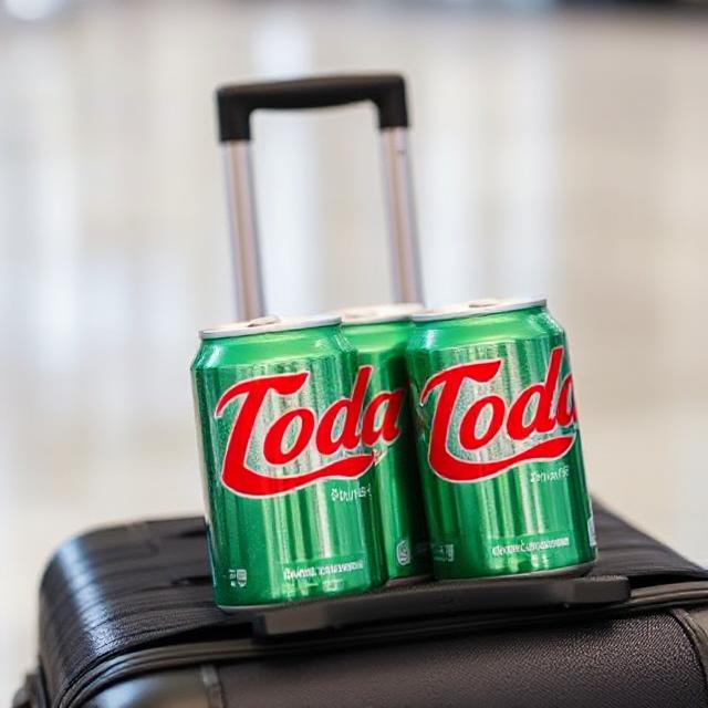 Pouvez-vous emballer des boîtes de soda dans les bagages à carreaux