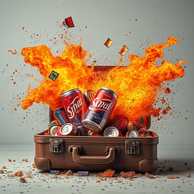 Les boîtes de soda explosent-elles vraiment dans les bagages